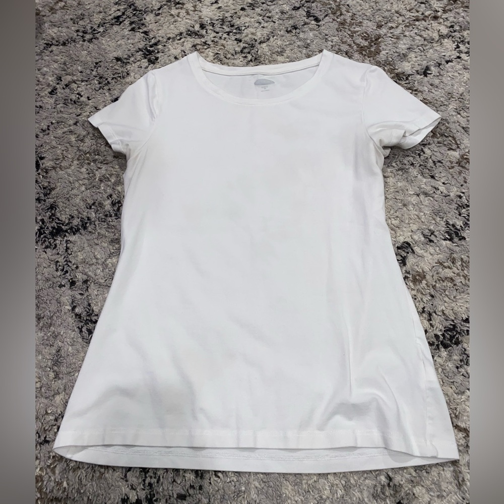 White Basic Tee
